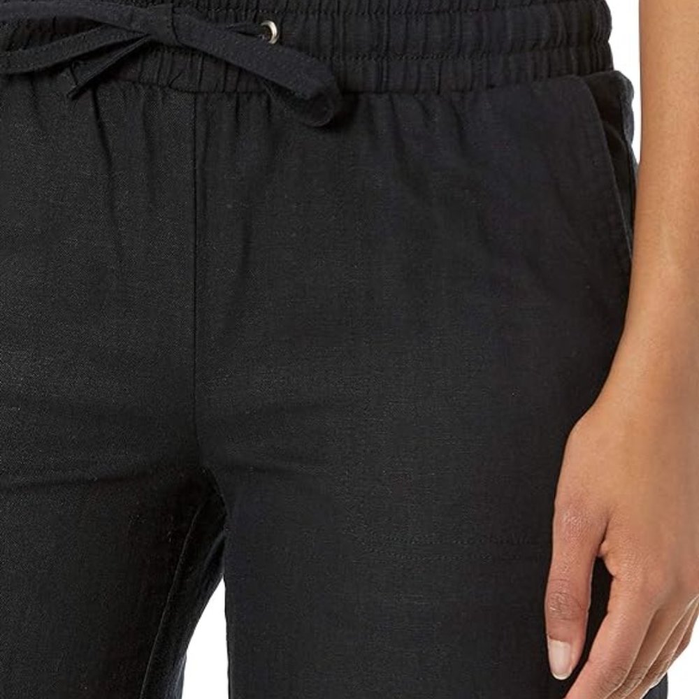 Black Linen Pants Size Small - Picture 5 of 6